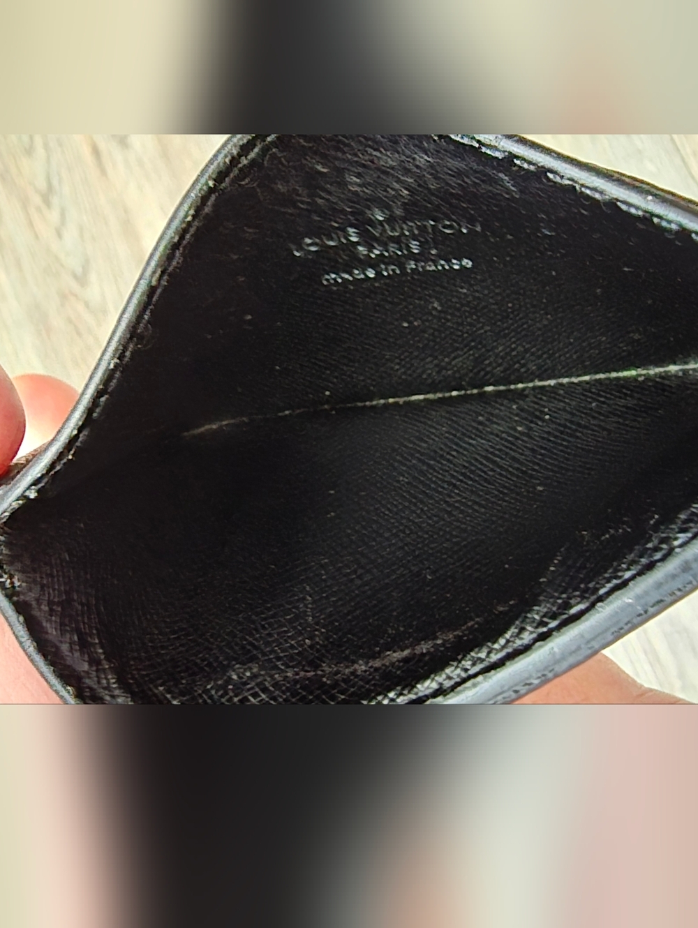 Louis Vuitton Black Monogram Eclipse Card Sleeve - Picture 5 of 11